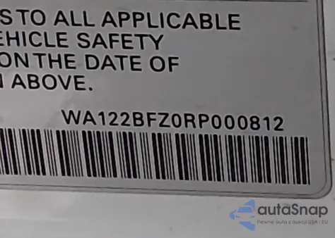 2024 Audi Q4 Sportback E-Tron Premium 50 Quattro из США, поврежденный, VIN WA122BFZ0RP000812